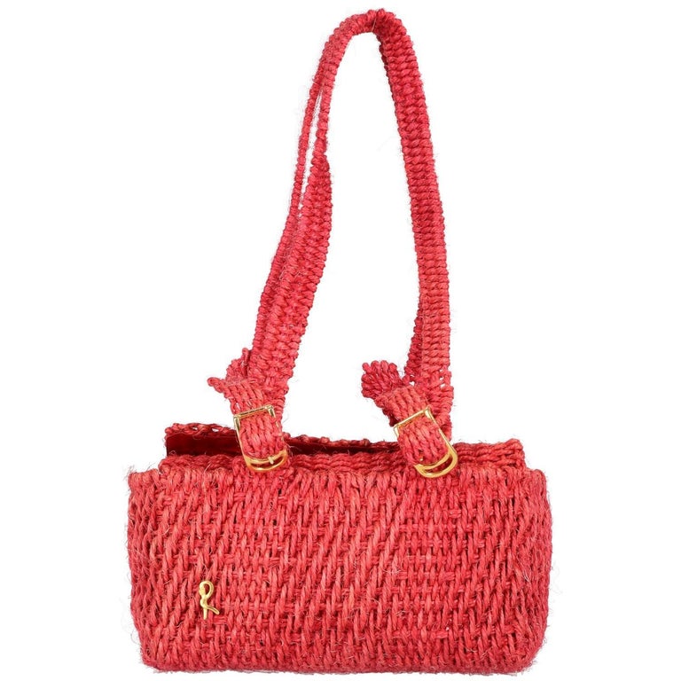 Roberta Di Camerino Vintage Straw Bag 1960s For At 1stdibs Roberta Di Camerino Vintage Straw Bag 1960s For