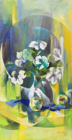 Still Life of Flowers   (Mid-Century, Florida, Modernism, Woman Artist)