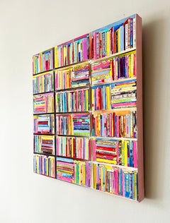 L'arcobaleno, tecnica mista contemporanea, fotografia e olio su tela