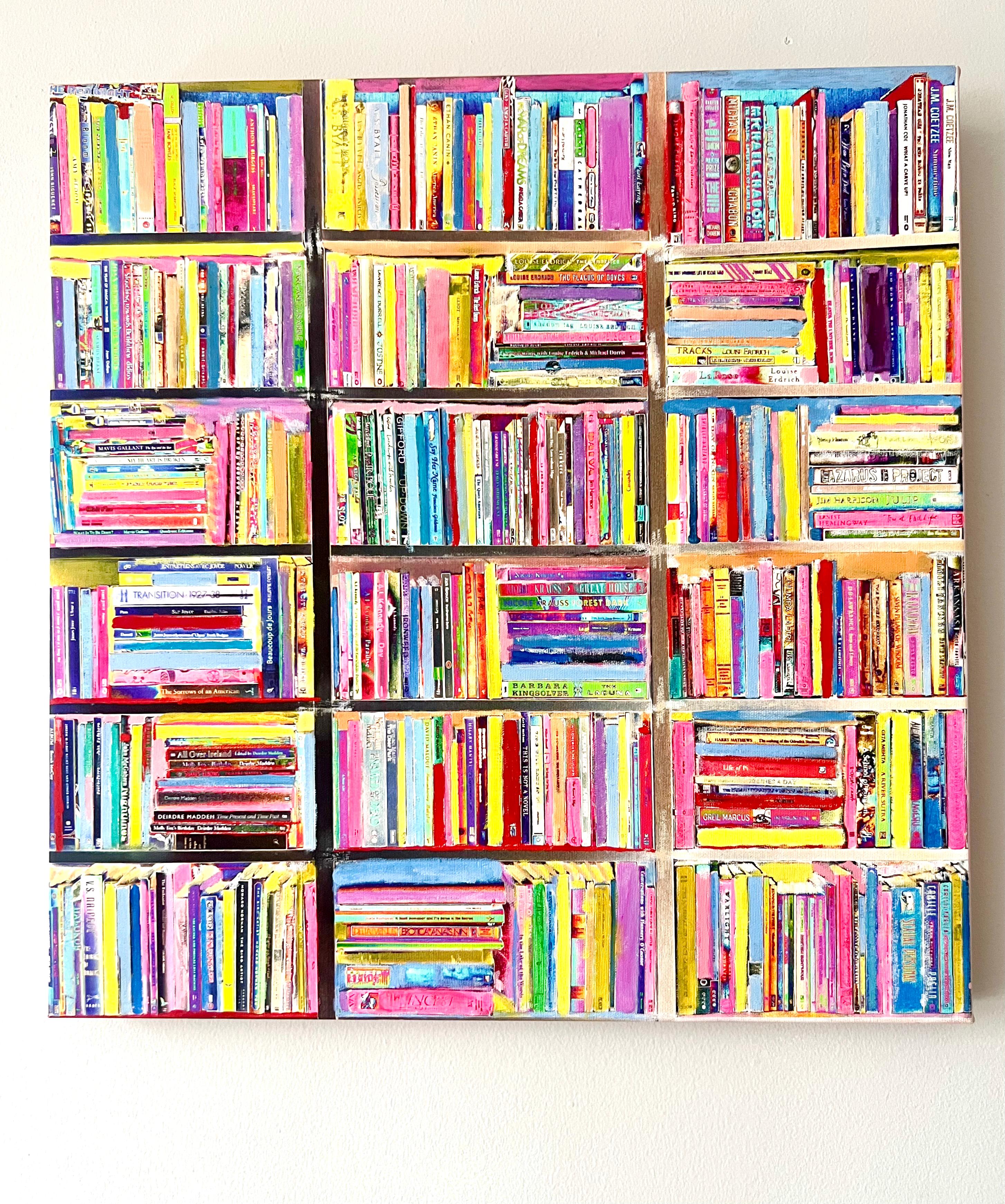 The Rainbow, Mixed Media, Photography and Oil on Canvas, Books For Sale 2