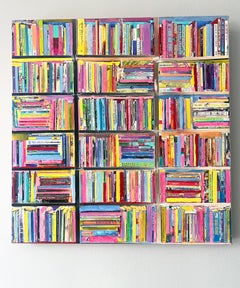 The Rainbow, Mixed Media, Photography and Oil on Canvas, Books