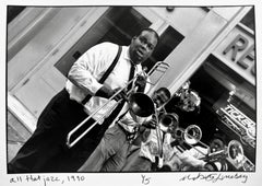 Black and White Photography, Silver Gelatin, Jazz Musicians, New York, 1990