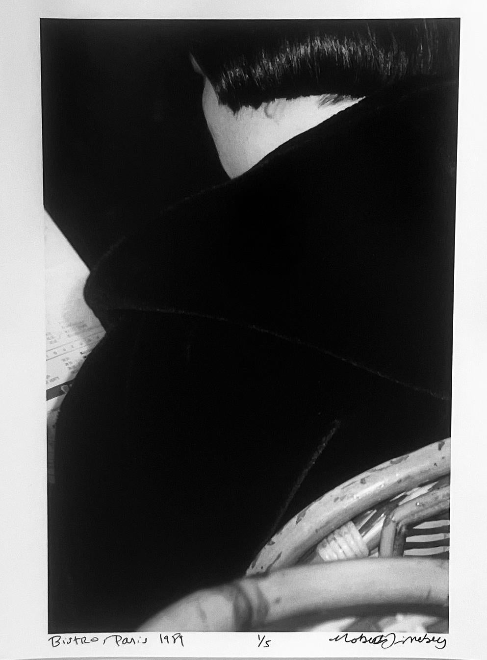 Roberta Fineberg Portrait Photograph - Bistro, Street Photography Paris, France 1980s