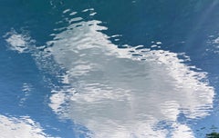 Cloud, Contemporary Color Abstract Photography, Reflections in Water