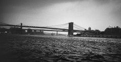 Manhattan Bridges, Black-and-White Photograph, Silver Print, Signed Edition