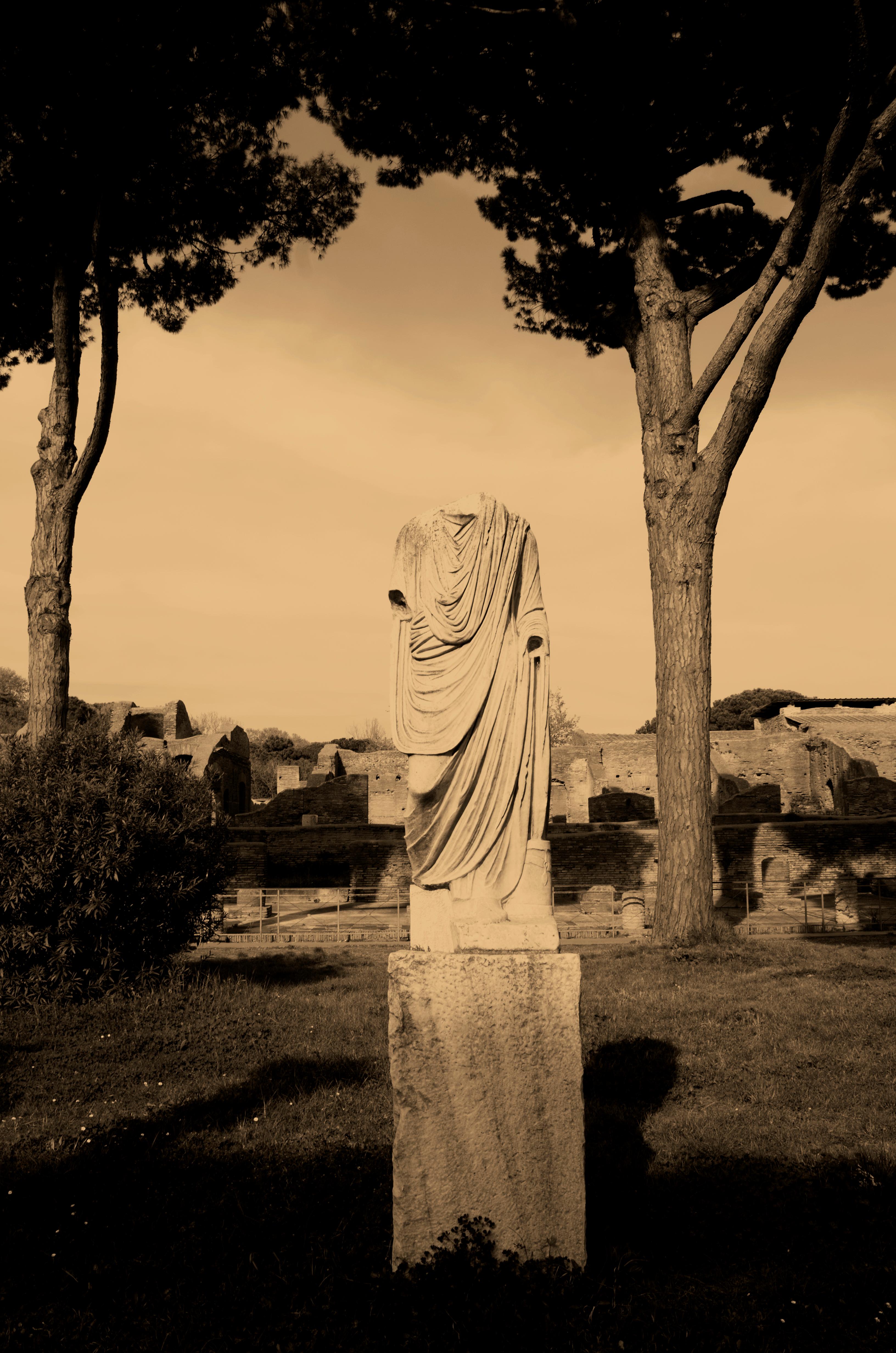 Roman God(dess) II, Rome, Italy, Contemporary Pictorialist Photography 