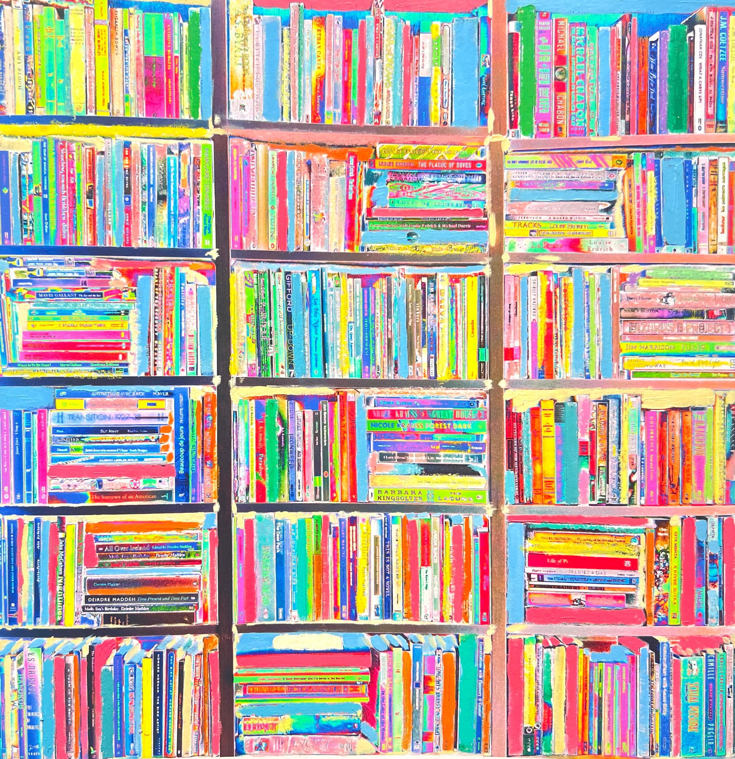 Cuéntame un cuento I, París, Arte y fotografía en técnica mixta, Libros, Ola de color rosa en venta 1