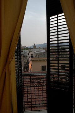 Vista desde mi ventana, fotografía contemporánea en color de Palermo, Sicilia