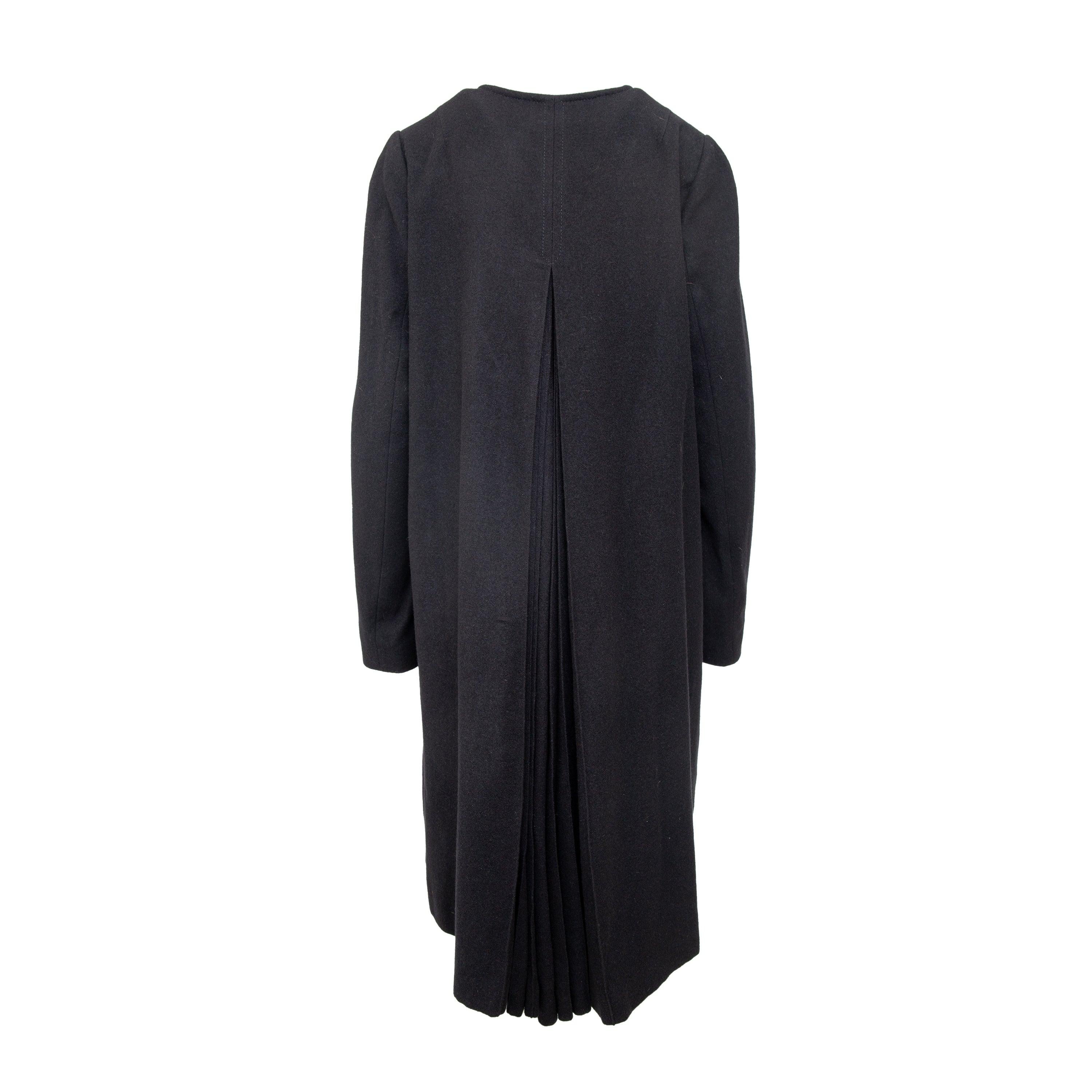 Nero Roberta Furlanetto - Cappotto con pieghe sul retro - anni '10 in vendita