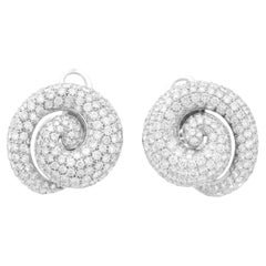 Pendientes Espiral Roberta Porrati Diamantes 12,70 Quilates
