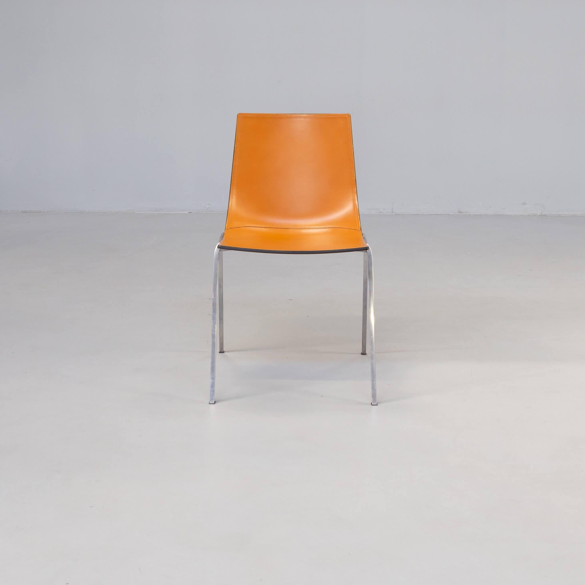 Roberto Barbieri ‘isa’ dining chair for Zanotta set/3 In Good Condition For Sale In Amstelveen, Noord