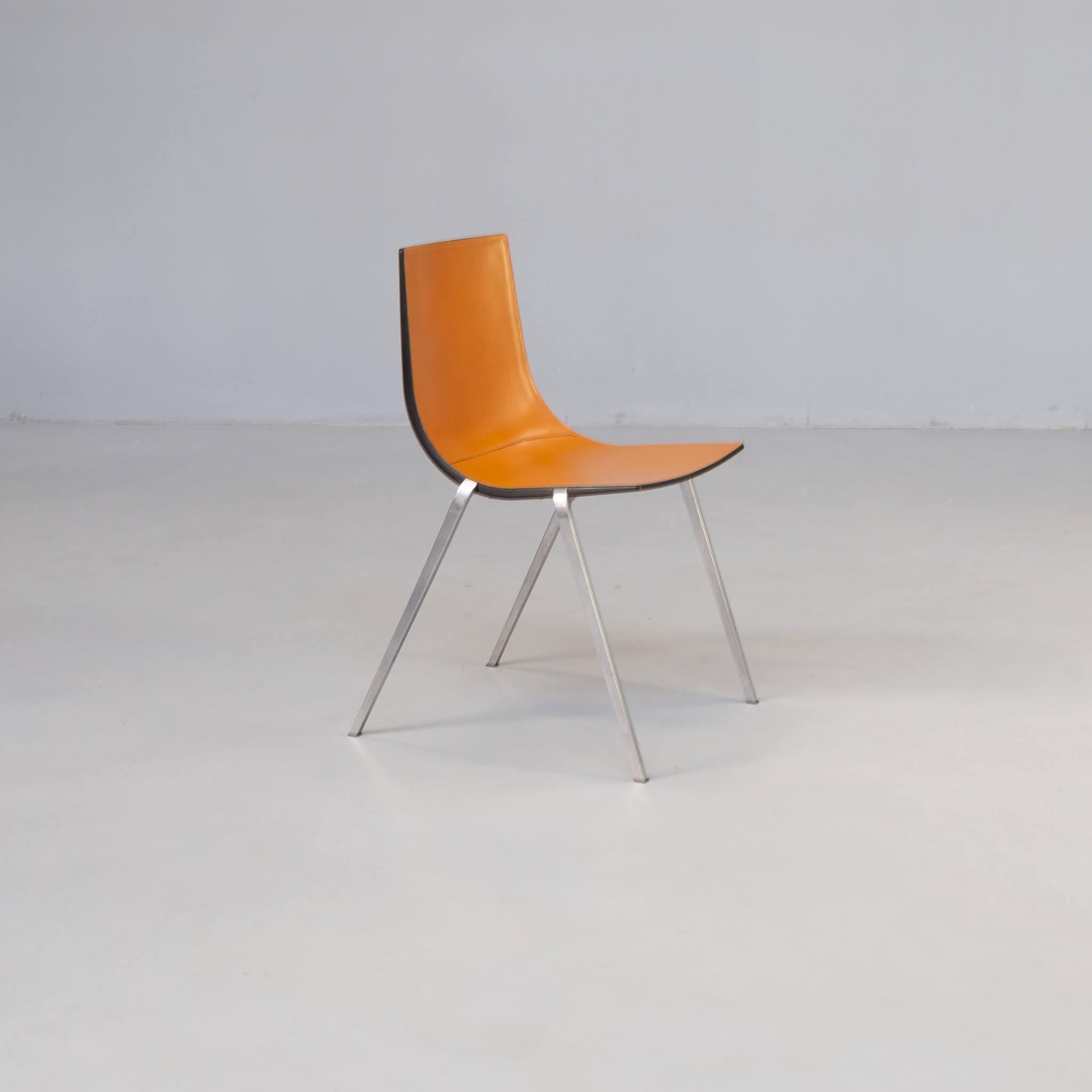 20th Century Roberto Barbieri ‘isa’ dining chair for Zanotta set/3 For Sale