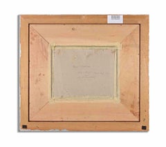 Paris Under the Snow - Oil Paint by Roberto Bertola - 1967