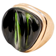 Roberto Burle Marx Green Tourmaline Ring