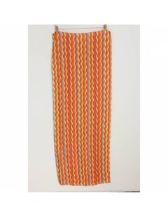 Roberto Capucci - Écharpe à rayures orange et jaune