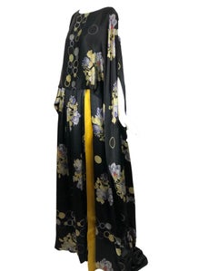 Roberto Capucci Peau De Soie Draped Evening Ensemble, 1970s