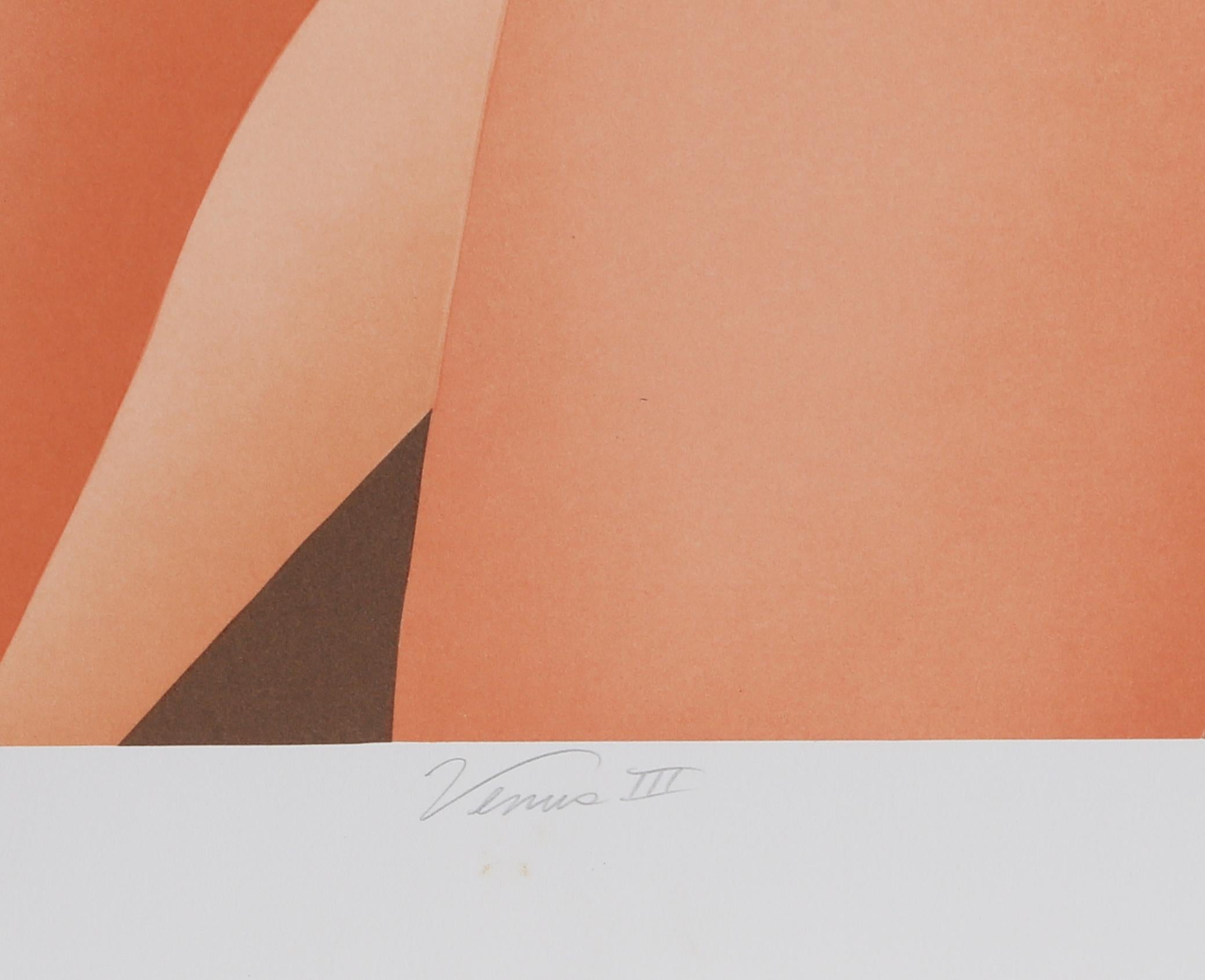 Venus III, Nude Lithograph by Roberto Carbone For Sale 1