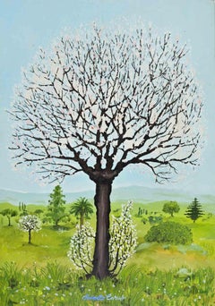 El Árbol - Pintura de Roberto Caruso - 1990