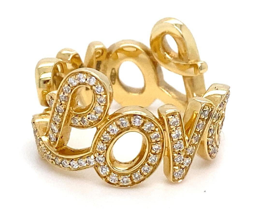 Roberto Casarin 18 Karat Gelbgold und Diamant 