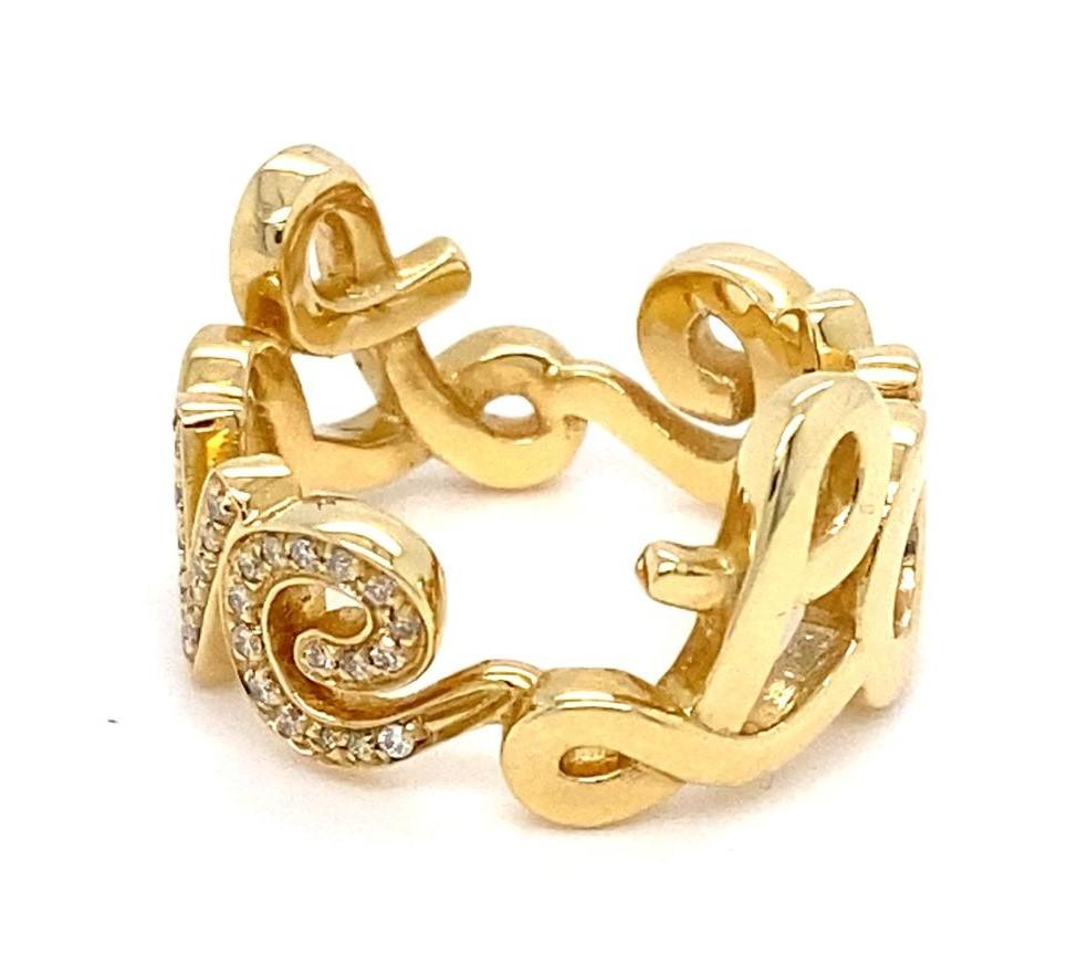 Roberto Casarin 18 Karat Gelbgold und Diamant 