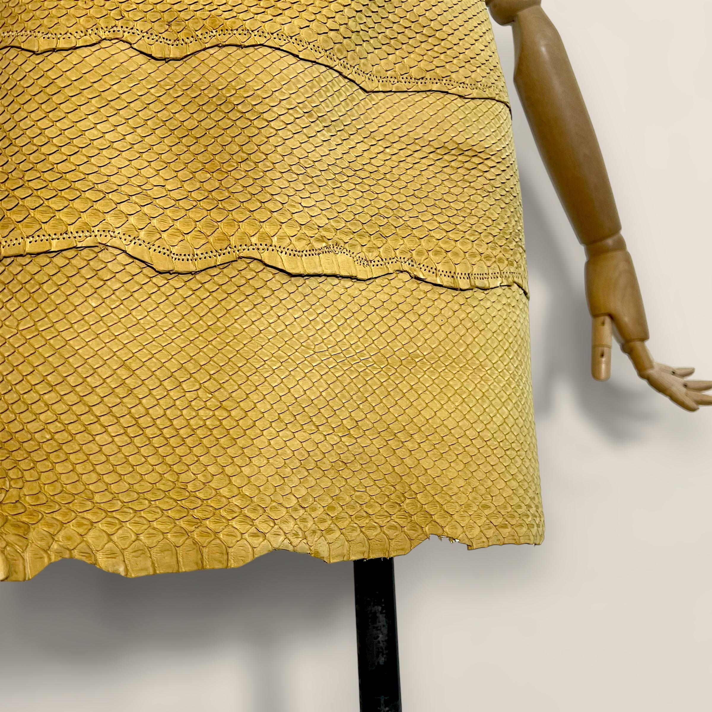 Women's Roberto Cavalli 1999 python style skirt  For Sale