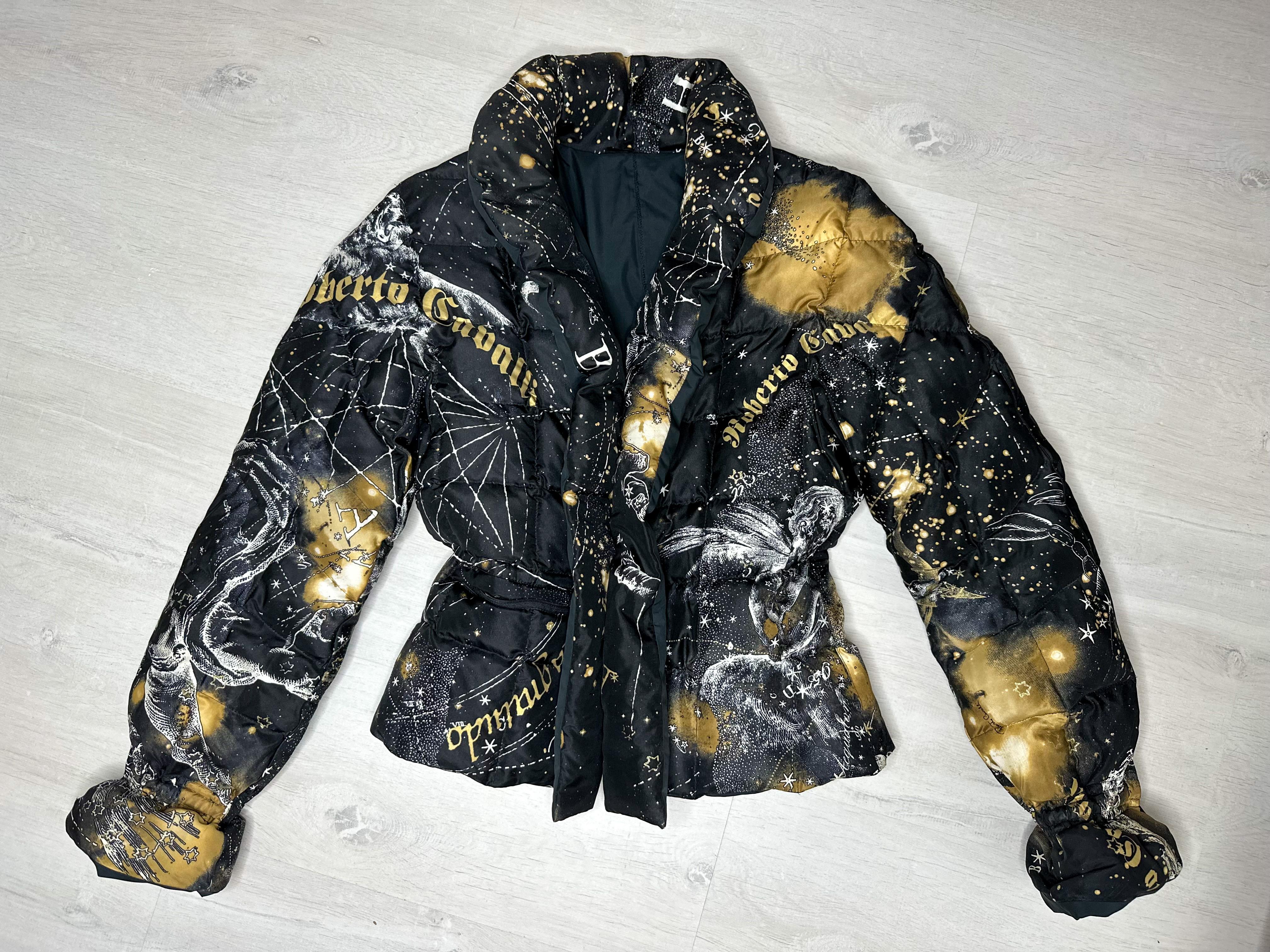 Roberto Cavalli 2003 constellation jacket In Good Condition For Sale In Annandale, VA