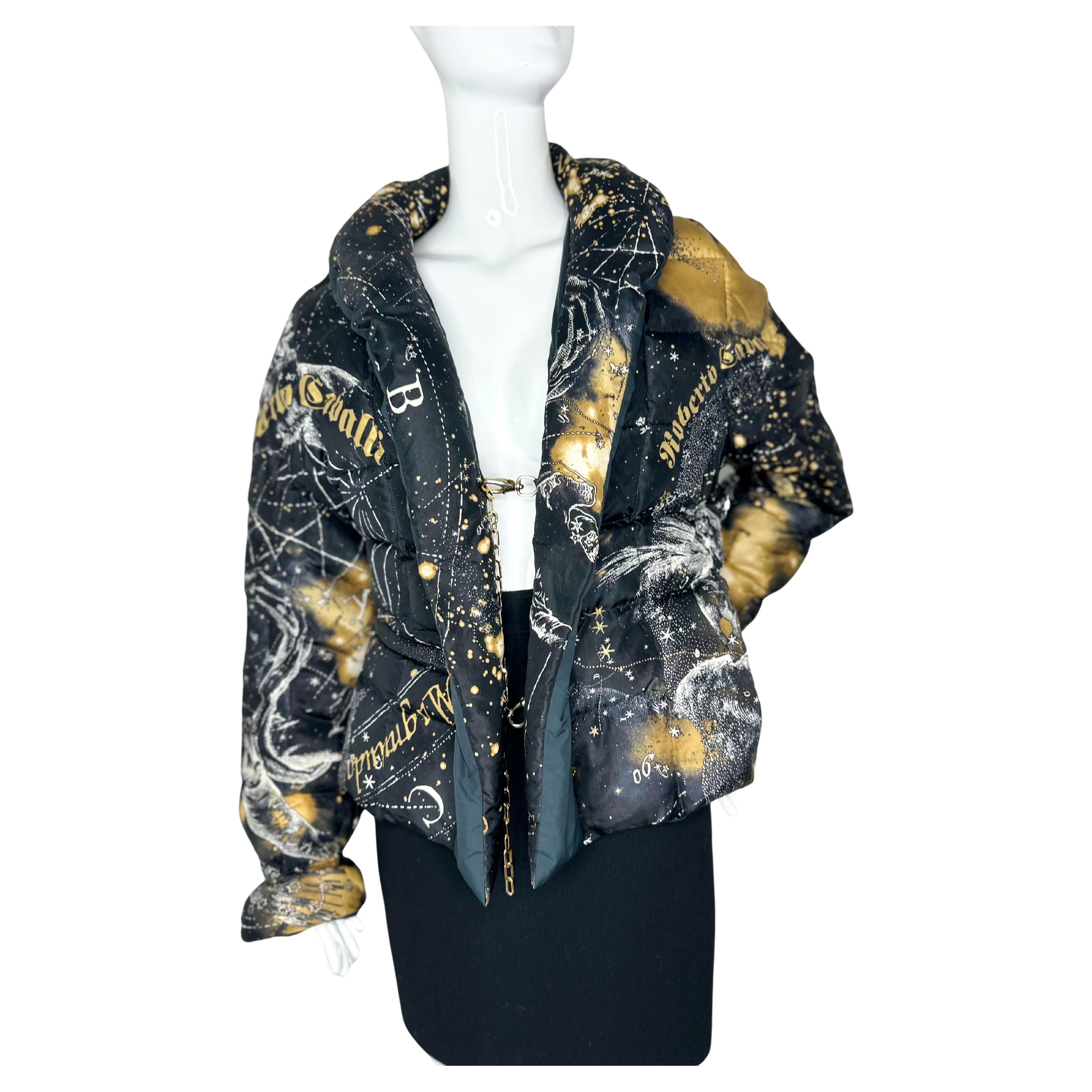 Roberto Cavalli 2003 constellation jacket For Sale