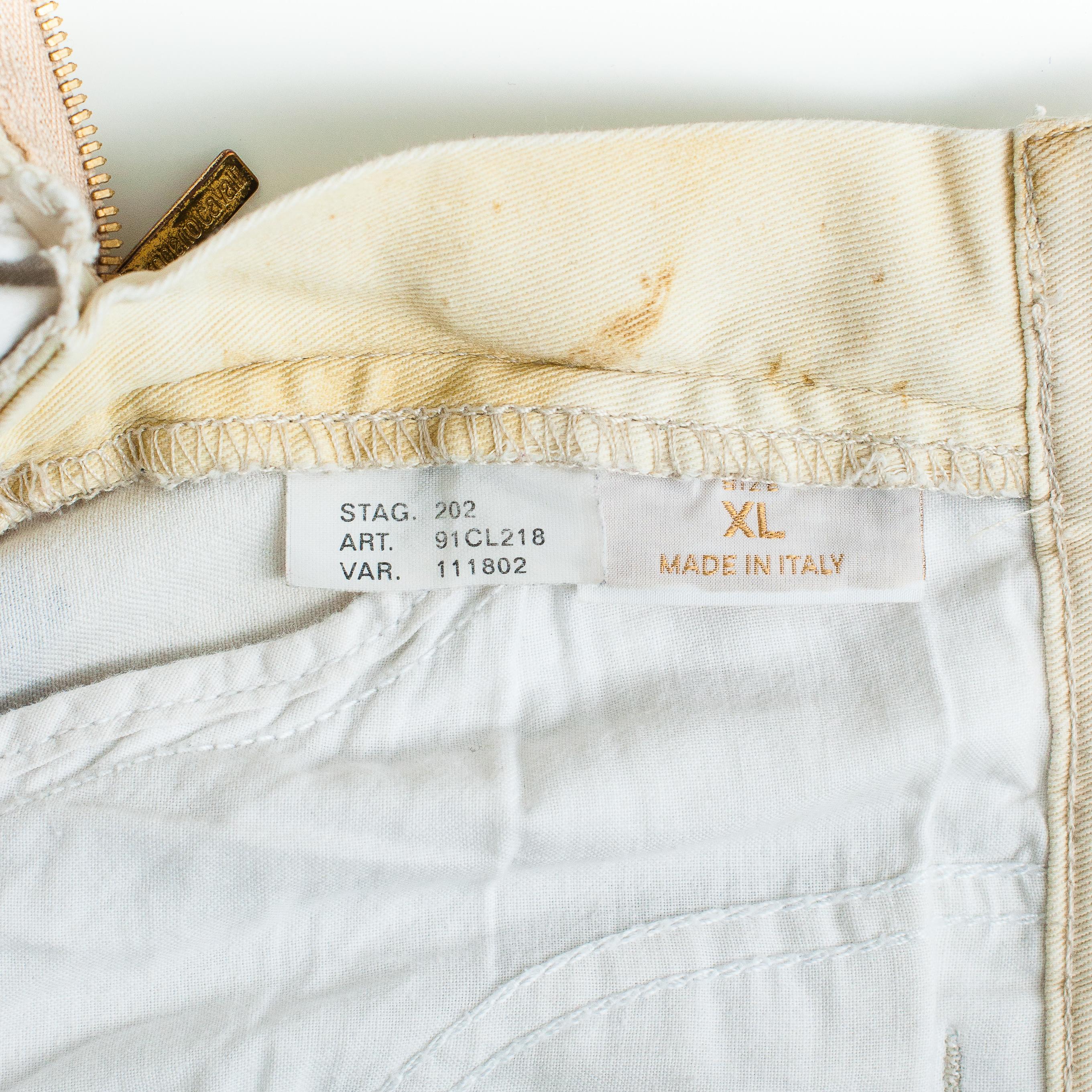 Roberto Cavalli 2003 Tattoo Stretch Jeans 1