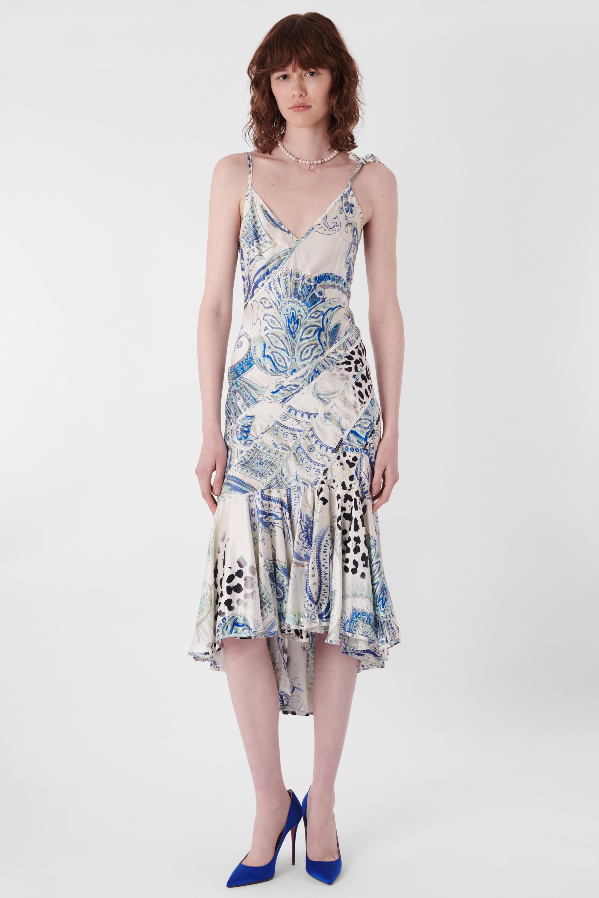 Roberto Cavalli 2004: abito a sirena con stampa paisley In condizioni ottime in vendita a London, GB