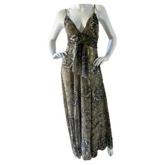 Roberto Cavalli 2007 "Limited Edition Red Carpet" Silk Paisley Dress for H&M