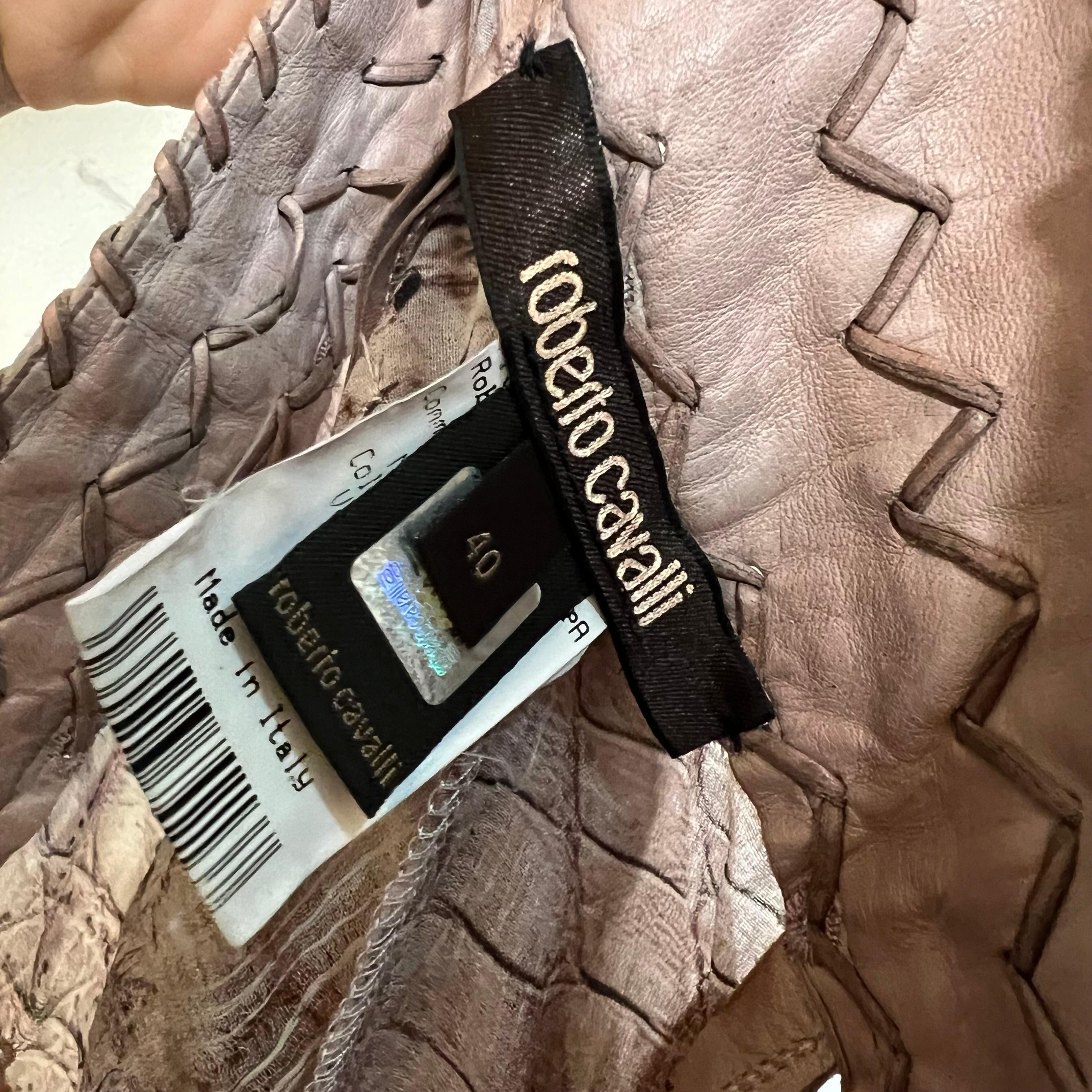 Roberto Cavalli 2011 alligator print pants 9