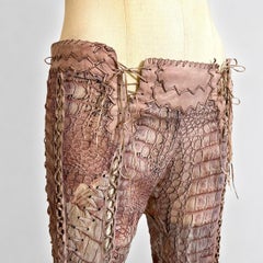 Roberto Cavalli 2011 alligator print pants