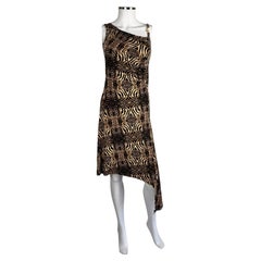 Roberto Cavalli Abstract Animal Print Dress, 2006
