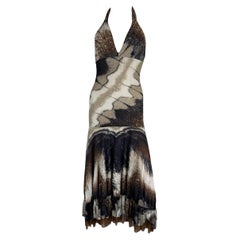 Robe dos nu abstraite de Roberto Cavalli, c. 2004