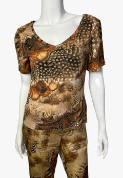 Combinaison pantalon à imprimé animalier Roberto Cavalli