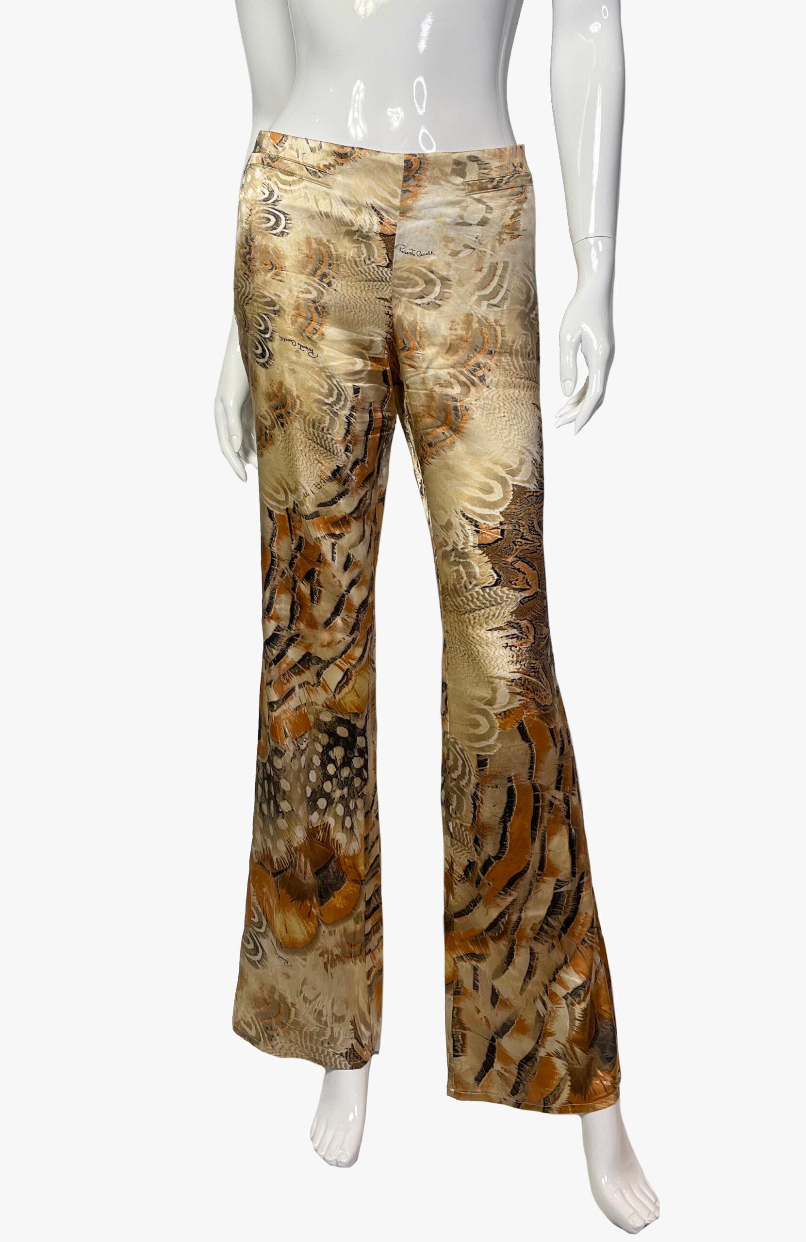 Roberto Cavalli Hosenanzug mit Tiermotiv (Braun) im Angebot