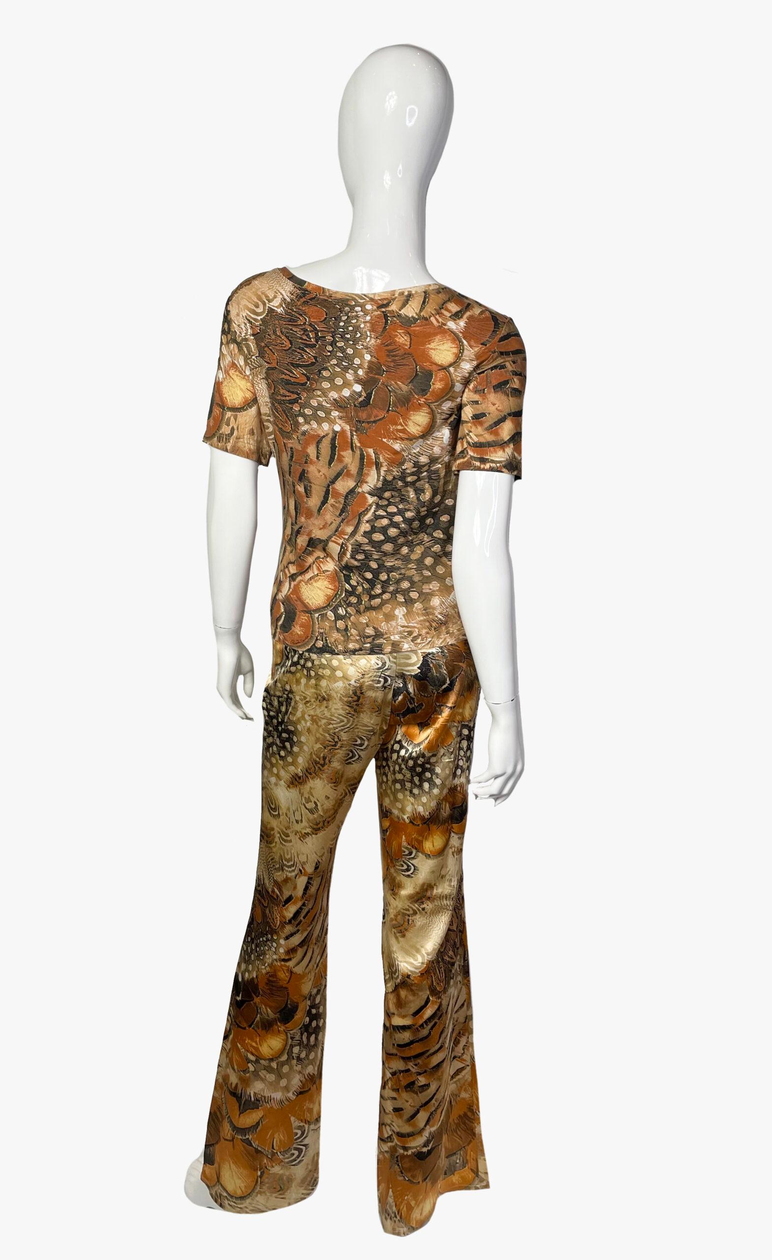 Roberto Cavalli Hosenanzug mit Tiermotiv Damen im Angebot