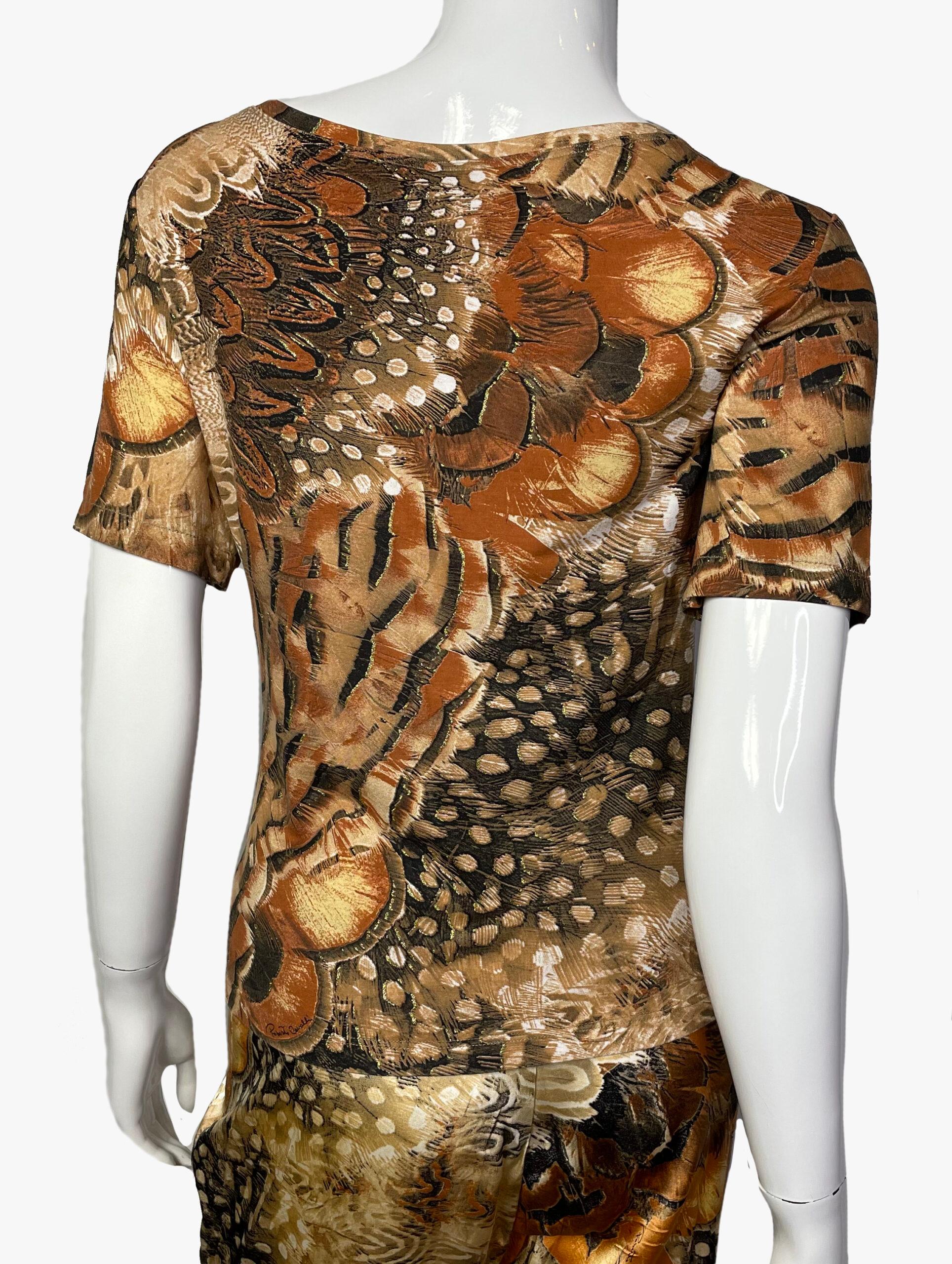 Roberto Cavalli Hosenanzug mit Tiermotiv im Angebot 1