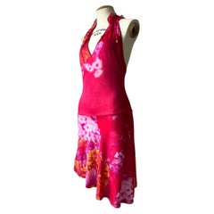 Robe asymétrique Roberto Cavalli 1999