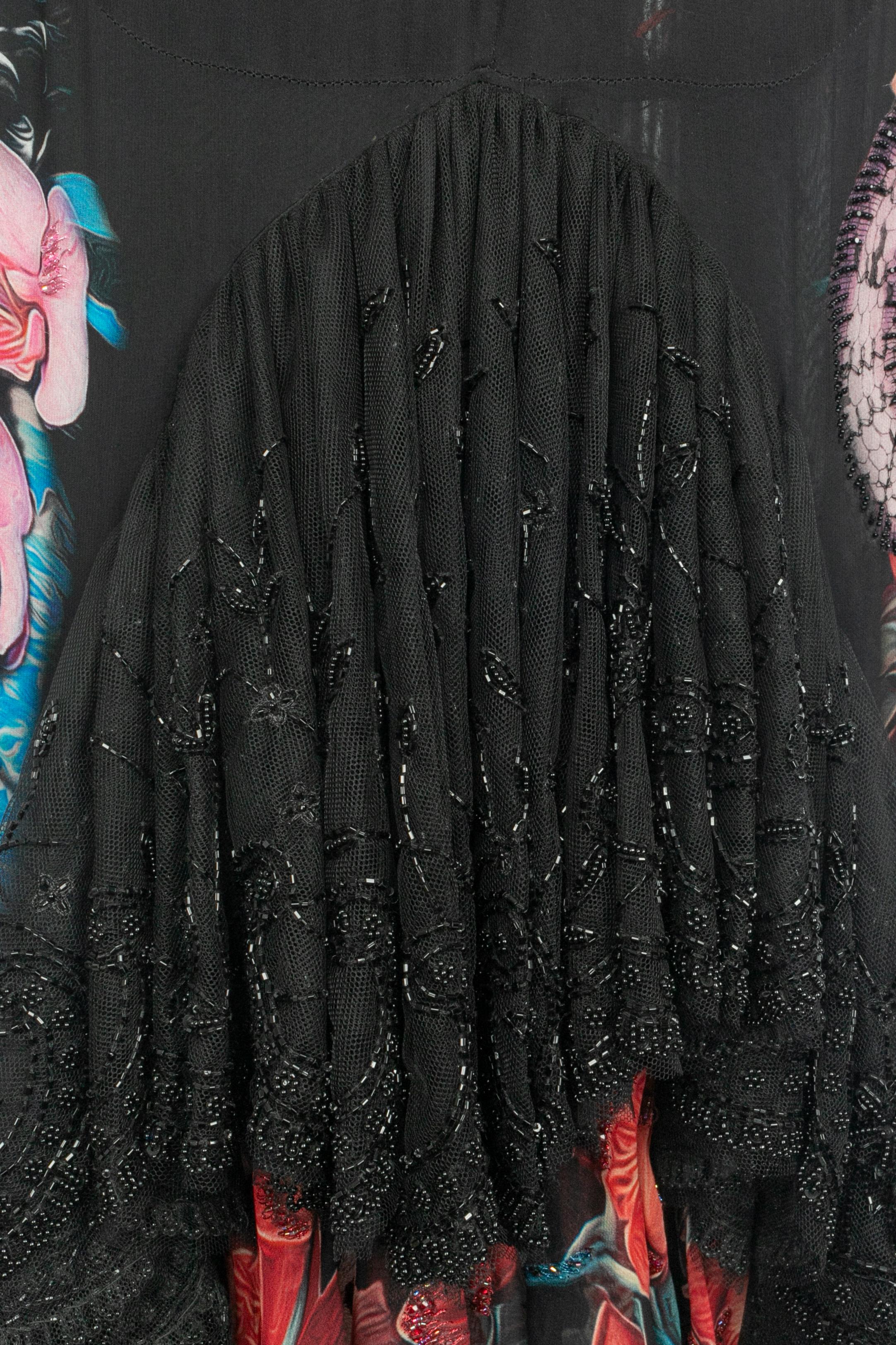 Robe asymétrique Roberto Cavalli en vente 5