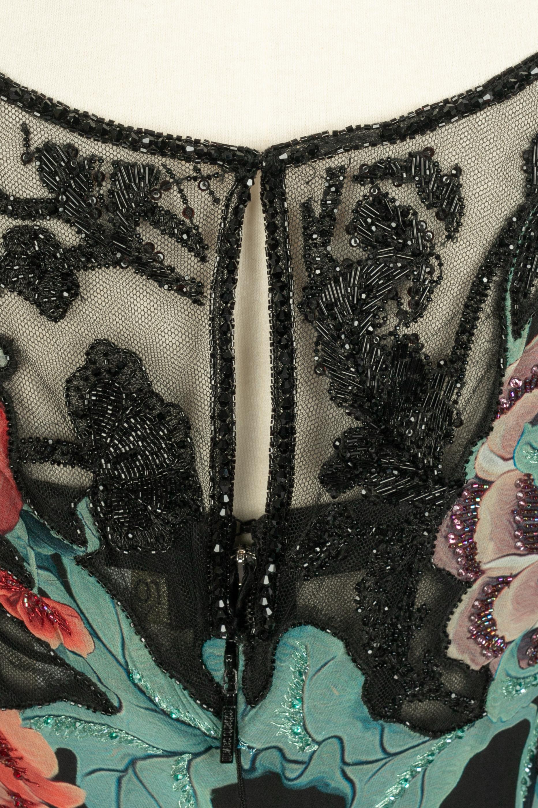 Robe asymétrique Roberto Cavalli en vente 4