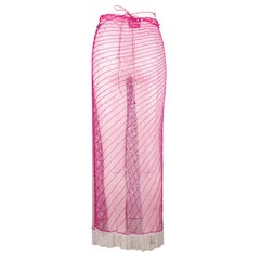Roberto Cavalli Bead Embellished Wrap Skirt - '00s