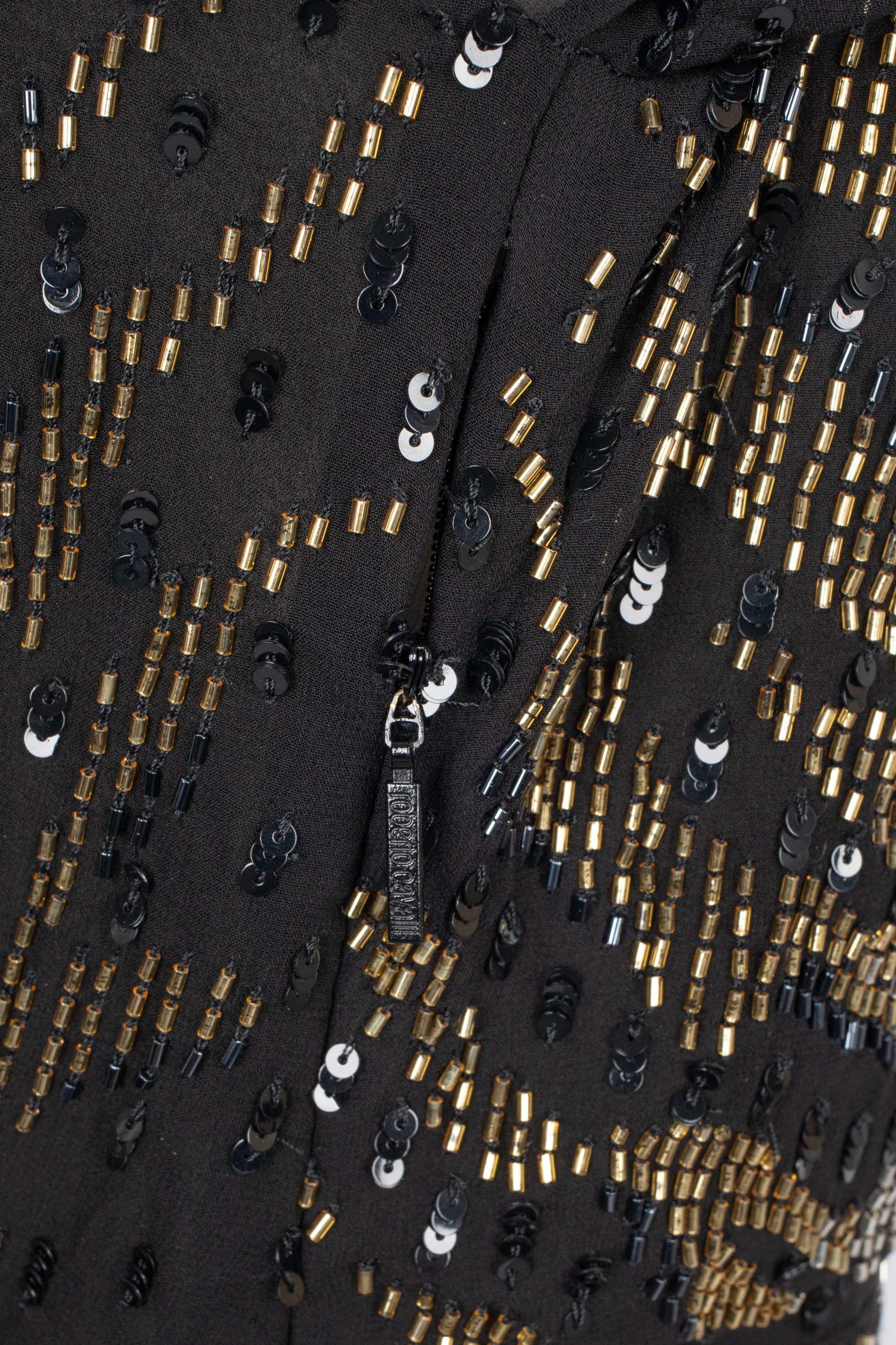 Roberto Cavalli beaded dress For Sale 5