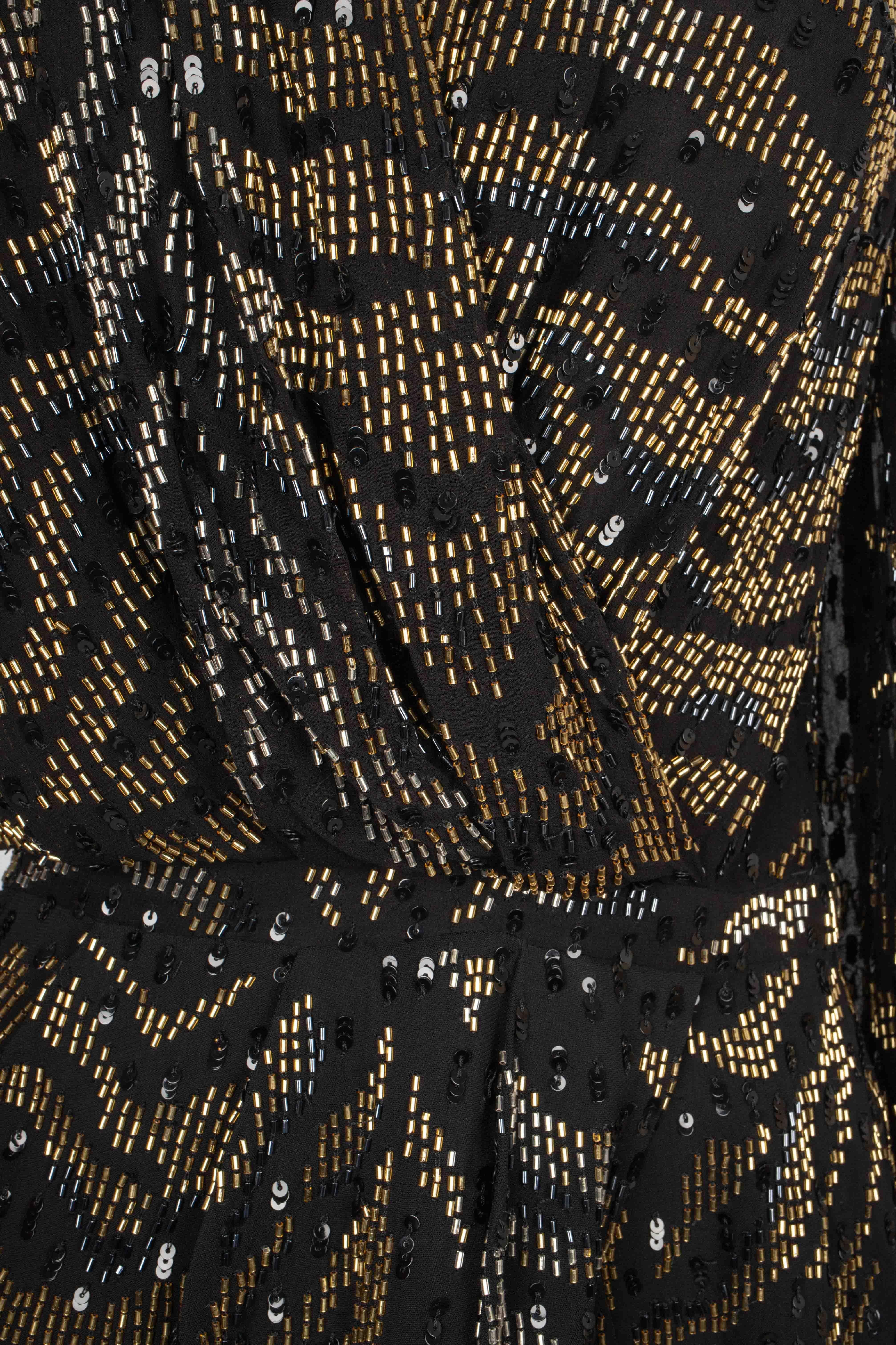 Roberto Cavalli beaded dress In Excellent Condition For Sale In SAINT-OUEN-SUR-SEINE, FR