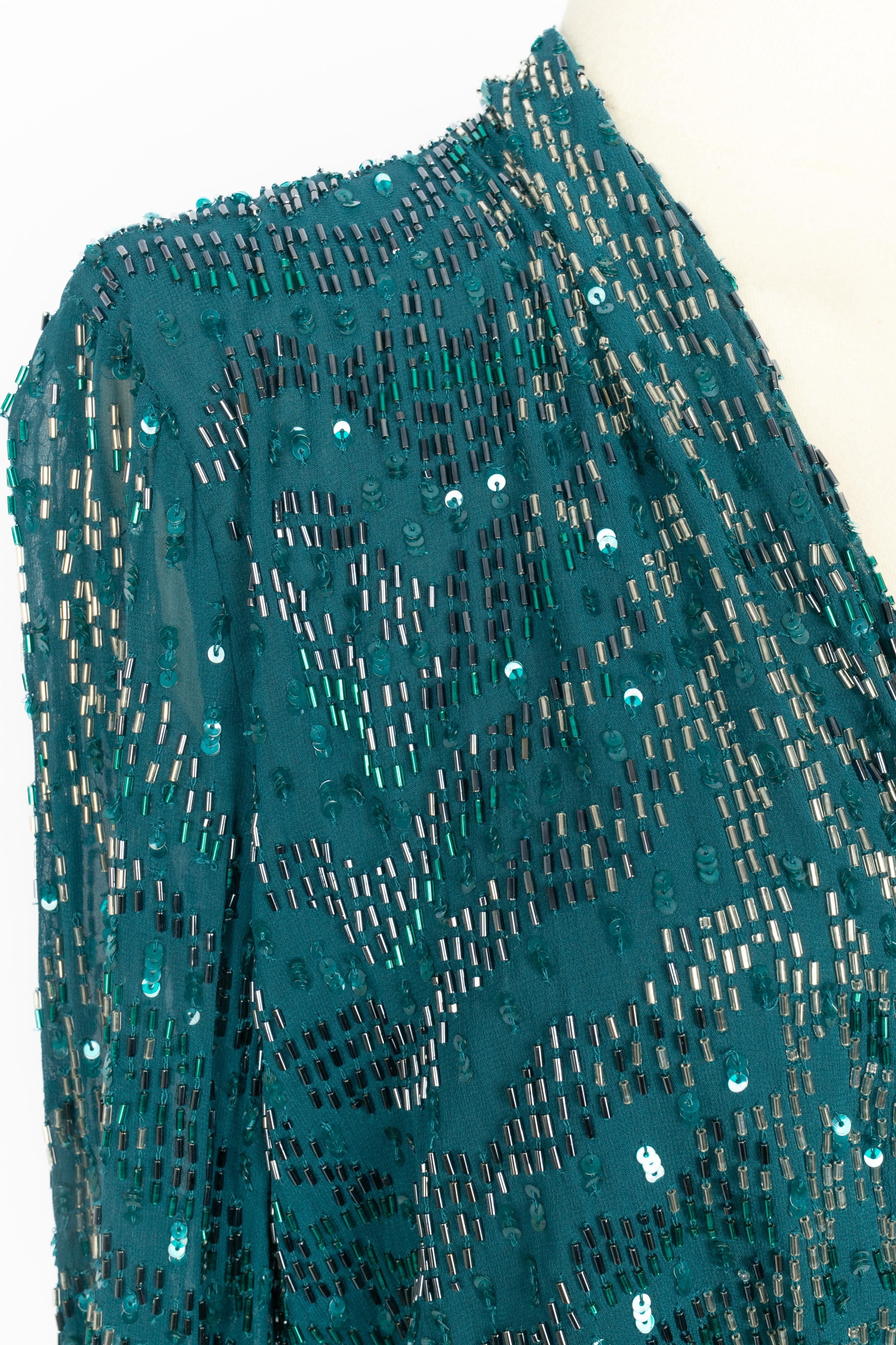 Abito con perline di Roberto Cavalli In condizioni ottime in vendita a SAINT-OUEN-SUR-SEINE, FR