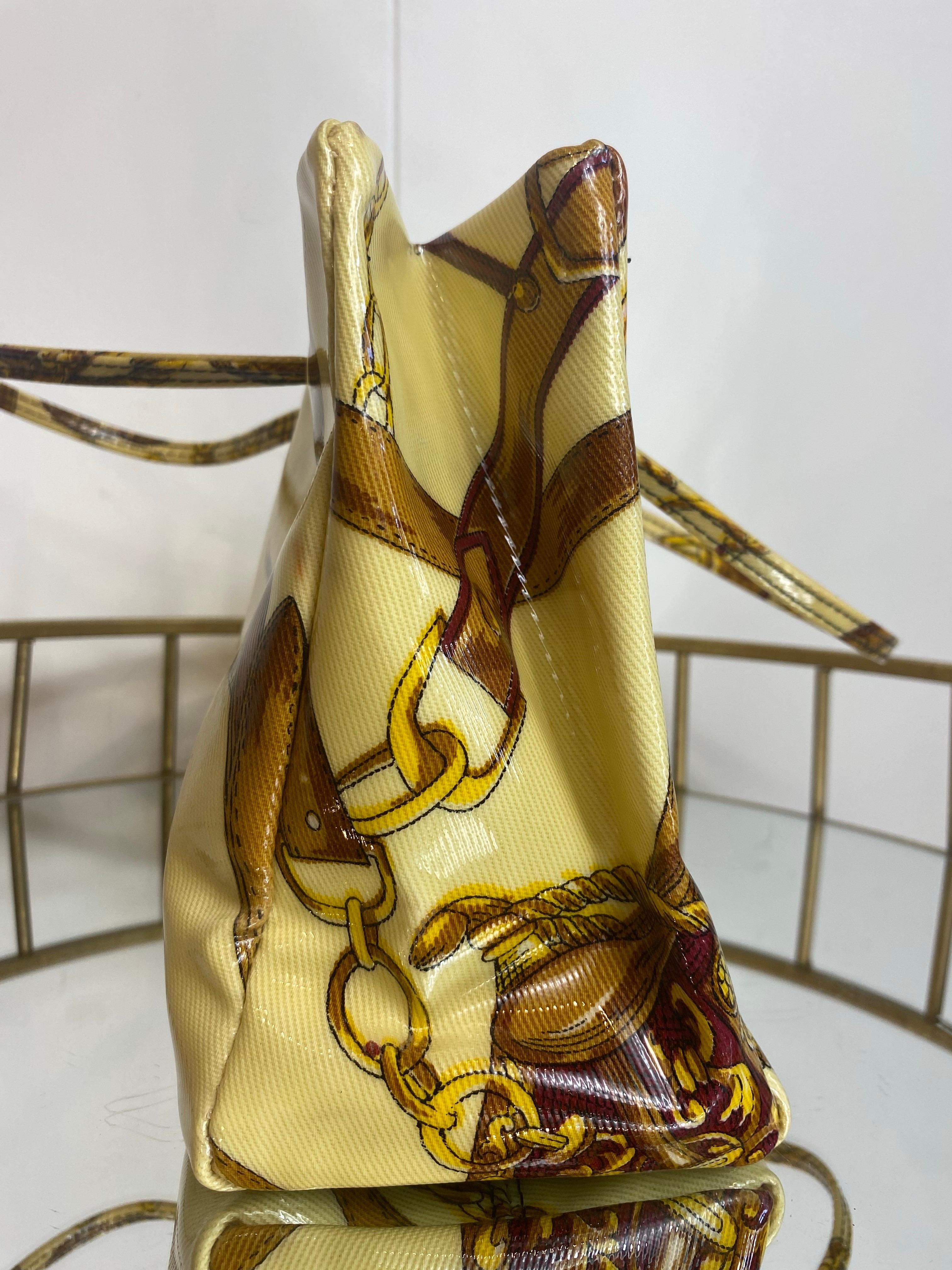 Roberto Cavalli beige Handtasche im Zustand „Gut“ im Angebot in Carnate, IT