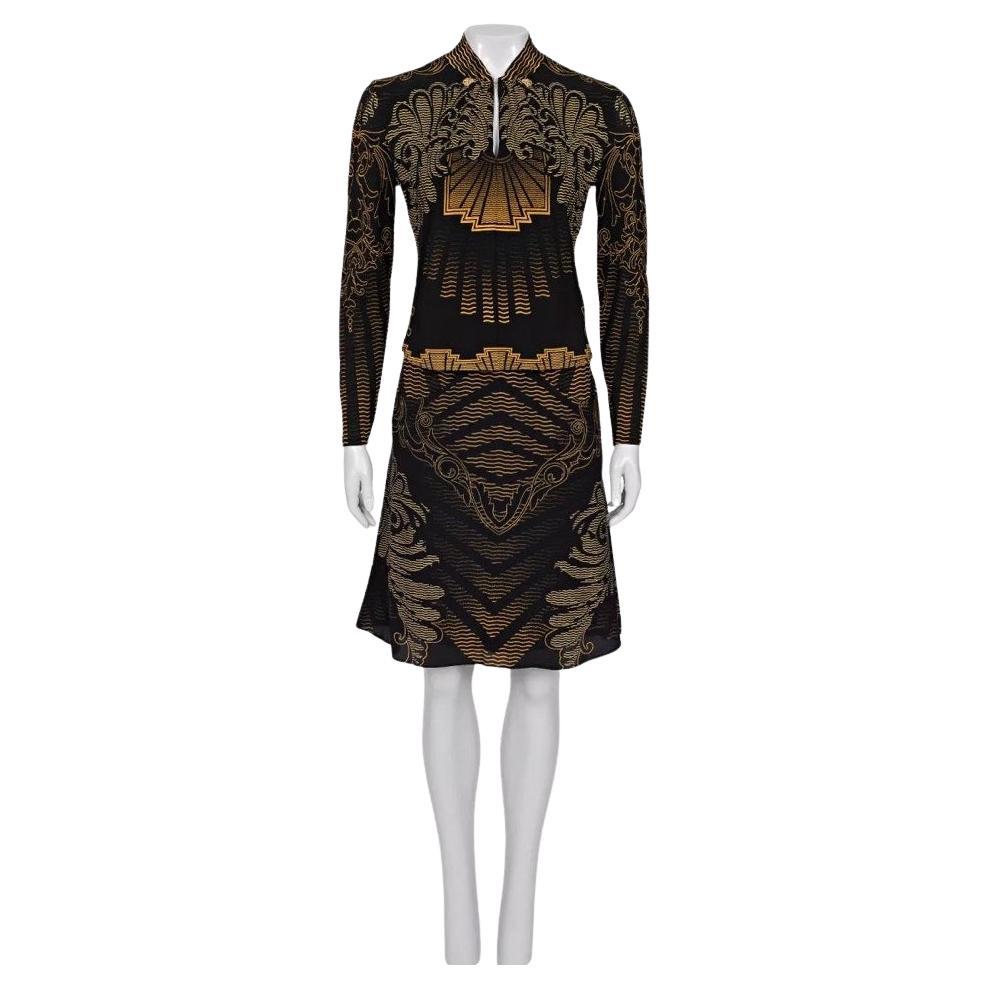 Roberto Cavalli Black Bodycon Suit - IT38 / XS