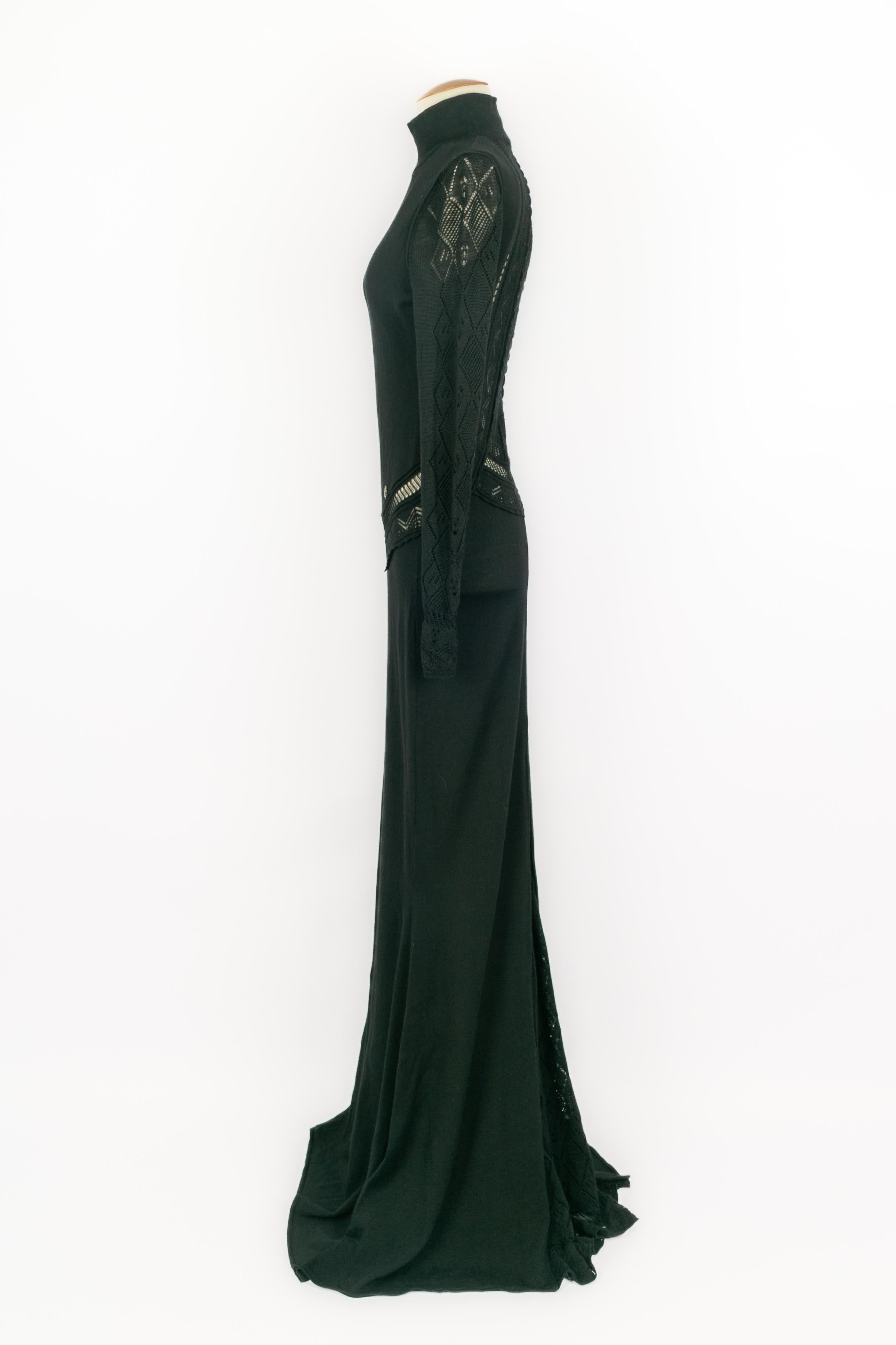 Robe noire Roberto Cavalli en vente 2