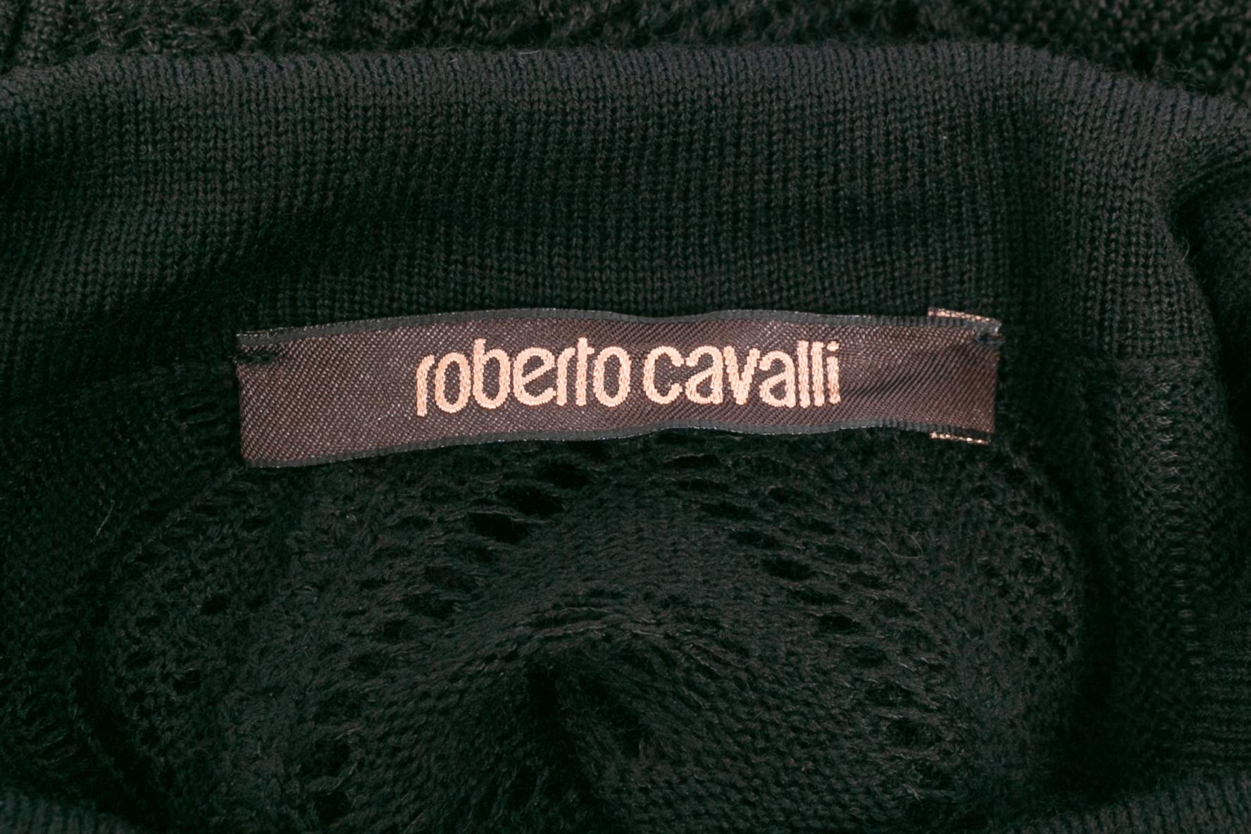 Robe noire Roberto Cavalli en vente 4