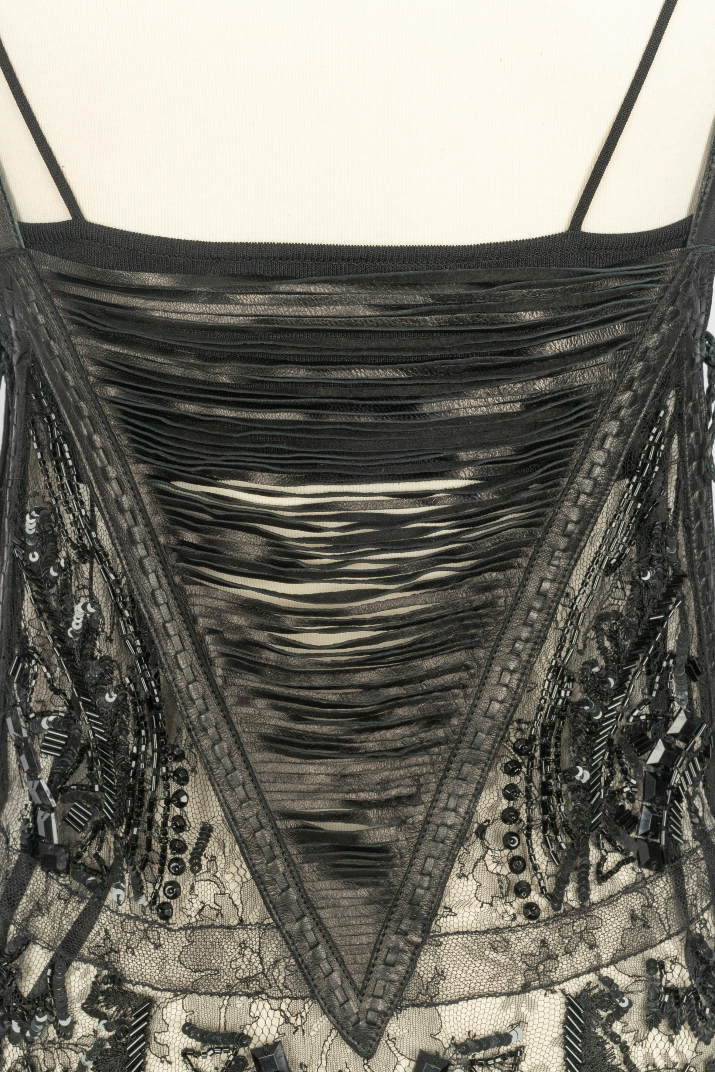 Roberto Cavalli Schwarzes Kleid Frühling 2012 im Angebot 8